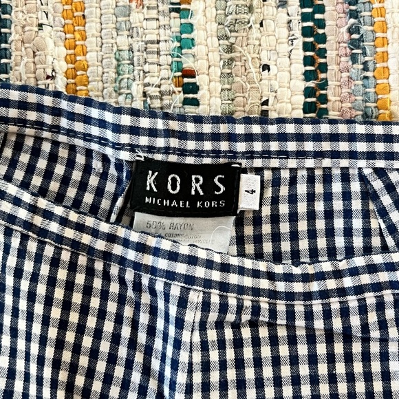 Size 4 Micheal Kors Checkered Pants - Picture 3 of 3
